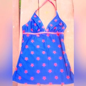 Bobbie Brooks Blue and Red Star Bikini